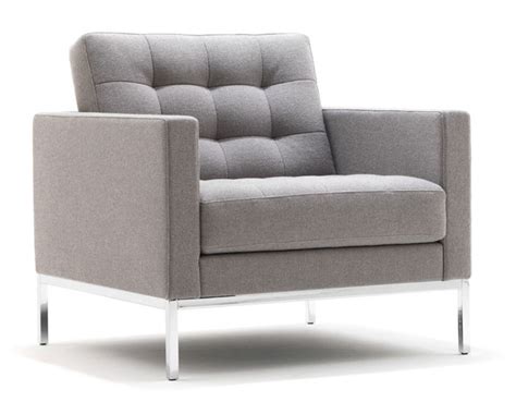 florence knoll silver metal and fabric office chair|florence knoll relaxed lounge chair.